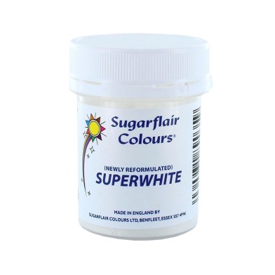 Superwhite Λευκαντικό Γλάσου σε σκόνη της Sugarflair 20γρ