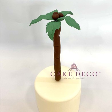 Palm Tree sugarpaste decoration by Cake Deco
