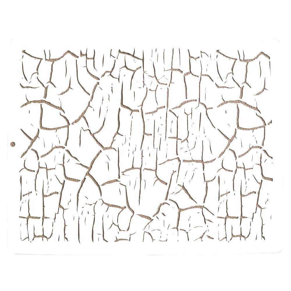 Κορμός Δέντρου - Εφέ Κρακελέ Στένσιλ Διακόσμησης Τούρτας Διάστ. Σχεδίου: Μ35 x Y27εκ.