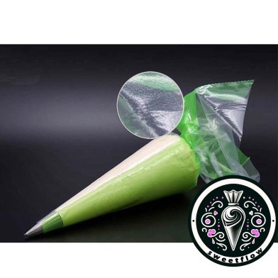 46cm Green/Transparent Antislip Piping Bag 100pcs Sweetflow