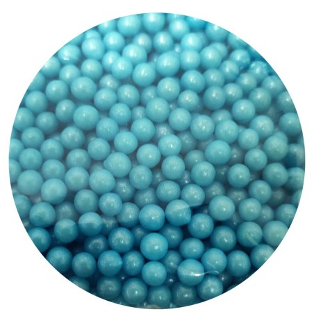 Light Blue Shimmer Pearls 5mm E171 Free 80g