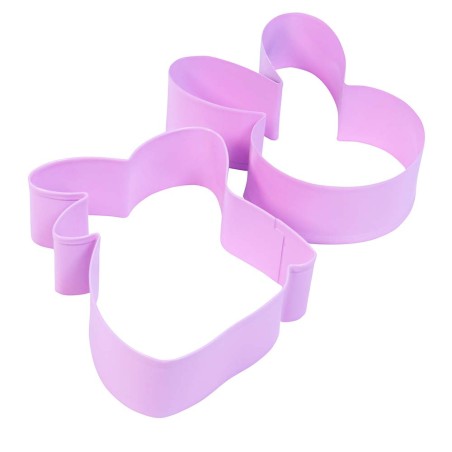 Bunnies Easter Cookie Cutter Set of 2