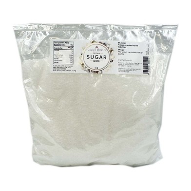 Λευκή-Διάφανη Γυαλιστερή Κρυσταλλική Ζάχαρη 1κ. E171 Free Sprinklicious