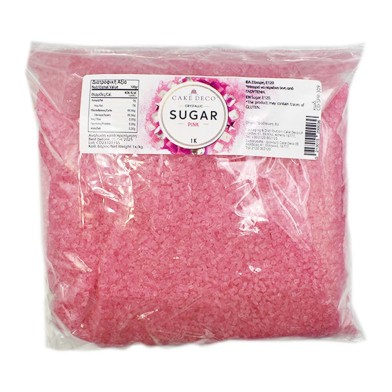 Pink Crystallic Sugar 1kg E171 Free Sprinklicious