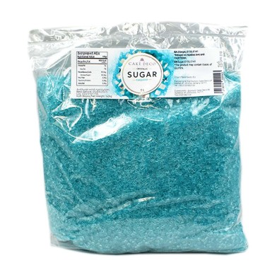 Turquoise Crystallic Sugar 1kg E171 Free Sprinklicious