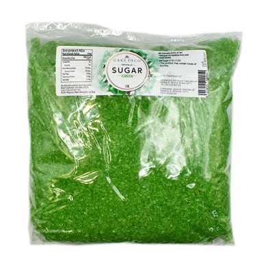 Jade Green Crystallic Sugar 1kg E171 Free Sprinklicious