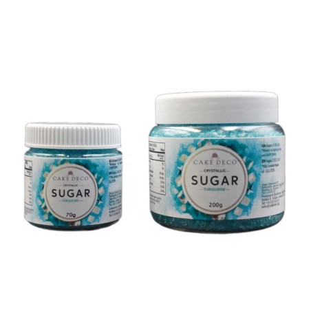 Turquoise Crystallic Sugar 200g E171 Free by Sprinklicious