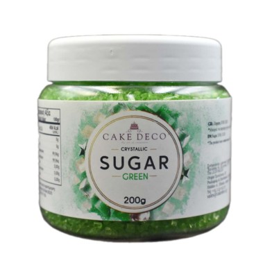 Jade Green Crystallic Sugar 200g E171 Free by Sprinklicious