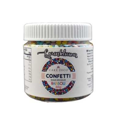 Rainbow Confetti Mix 80g Sprinklicious