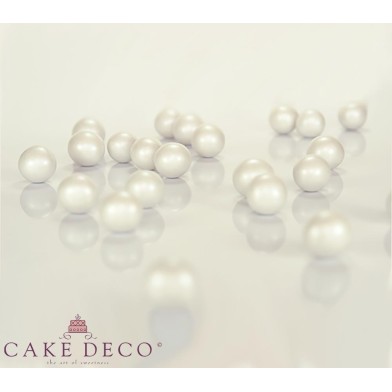 Pearl White Xtra Large  Crunchy Balls 1.8cm 140g E171 Free