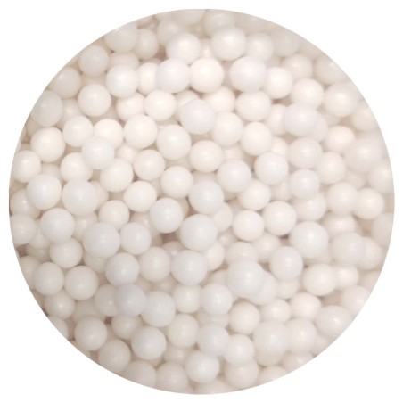 White Shimmer Pearls 5mm E171 Free 1kg