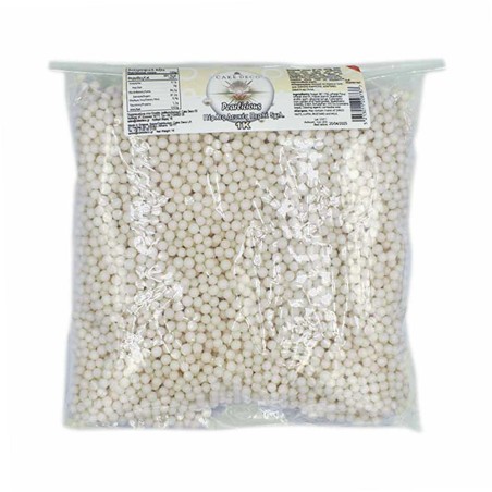 White Shimmer Pearls 5mm E171 Free 1kg