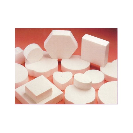 Styrofoam for Dummy cakes - Square 25x25xY5cm
