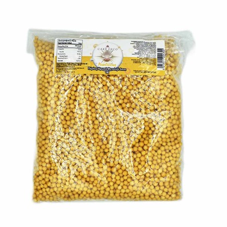 Metallic Gold Pearls 5mm E171 Free 1kg