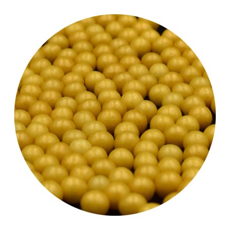 Metallic Gold Pearls 5mm E171 Free 1kg