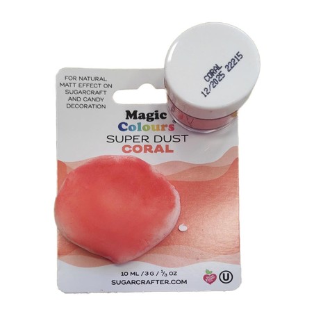 Coral Red Matte Petal Dust Magic Colours 7ml E171 Free