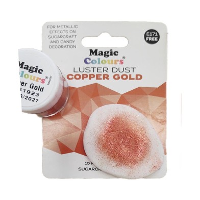 Copper Lustre Dust Magic Colours 7ml E171 Free