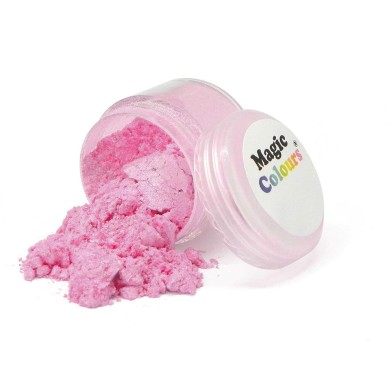 Ροζ Μεταλλικό Χρώμα σε σκόνη της Magic Colours 7ml  E171 Free