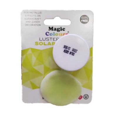 Solar Green Lustre Dust Magic Colours 7ml E171 Free