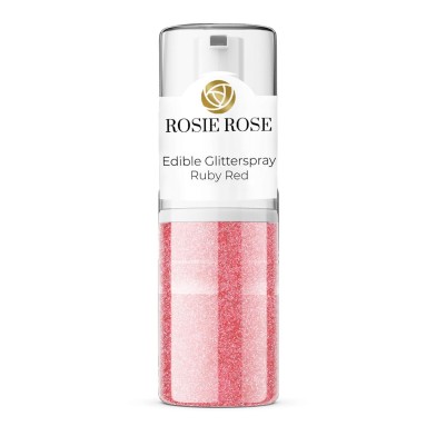 Ruby Red Edible Glitter Spray E171 Free 5g by Rosie Rose