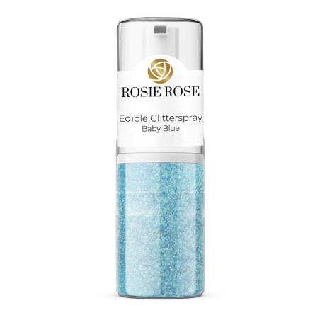 Baby Blue Edible Glitter Spray E171 Free 5g by Rosie Rose