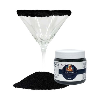 Fine Black Salt for Glass Rim 300g