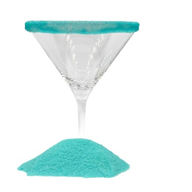Fine Turquoise Salt for Glass Rim 1kg