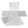 Tall White Cake Box with Window - Dim. 14xH16in