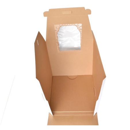 Tall White Cake Box Dim 20xH22in Corrugated  Paper