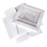 Tall White Cake Box with Window - Dim. 8xH10in