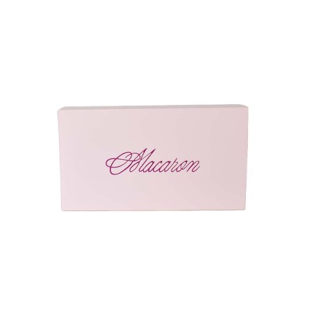 Pink Box for 12 Macarons Dim. 22×16×H5cm