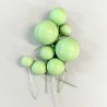 Mint Ball Toppers in 4 sizes, 20pcs