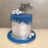 White Ball Toppers in 4 sizes, 20pcs 