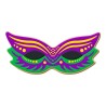 Metallic Cookie Cutter Mardi Gras Mask