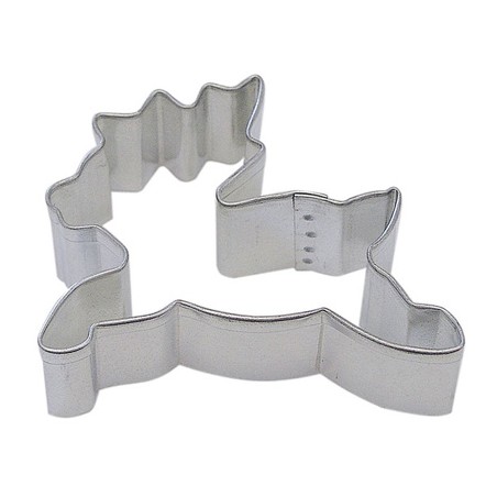 Metallic Cookie Cutter Reindeer 3 in