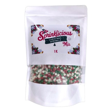 Sprinklicious Χριστουγεννιάτικο Sprinkle Mix 1κ. E171 Free