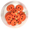 Spooky Halloween Pumpkins Decorations Set of 12 by Cake Deco