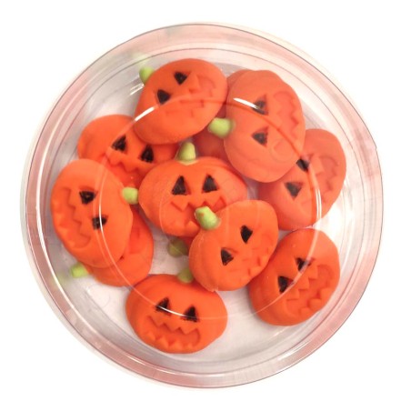 Spooky Halloween Pumpkins Decorations Set of 12 by Cake Deco