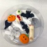 Σετ 12 Ζόμπι Halloween Διακοσμητικά από Ζαχαρόπαστα Cake Deco