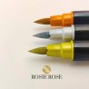 Edible Ink Marker Set of 3 in Metallic Gold, Silver & Bronze