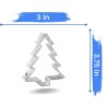 Metallic Cookie Cutter Christmas Tree 3,75in (9,5cm)