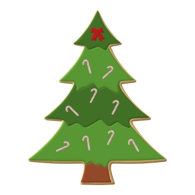 Metallic Cookie Cutter Christmas Tree 3,75in (9,5cm)