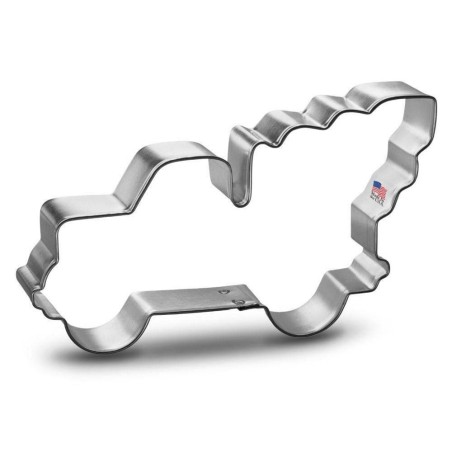 Christmas Tree on a Truck Metallic Cookie Cutter L5in (12,7cm)