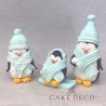 Cake Deco Penguins edible Decoration Set (3pcs)