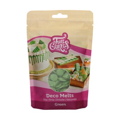 Green Deco Melts 250g by FunCakes