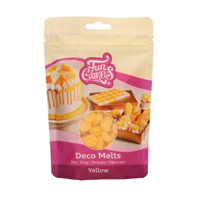 Κίτρινα Deco Melts 250g της FunCakes