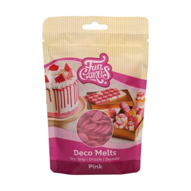 Ροζ Deco Melts 250g της FunCakes