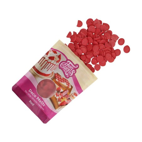 Red Deco Melts 250g by FunCakes