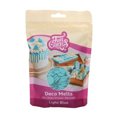 Light Blue Deco Melts 250g by FunCakes