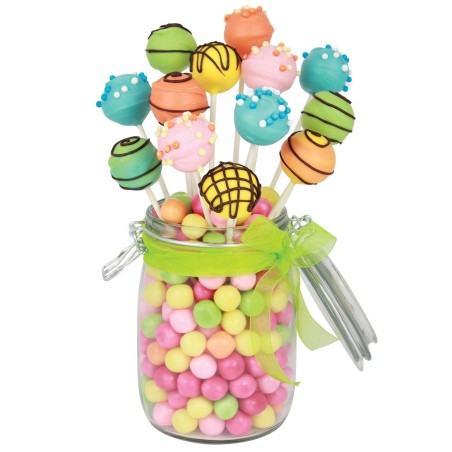 White Lollipop Sticks by PME Pk/35 D16cm-6.3in